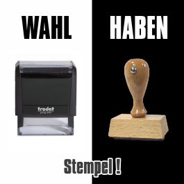 Stempel Automat, Stempel aus Holz, flyerole.de